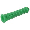 Hillman 370332 Ribbed Plastic Anchor, 12-14-16 X 1-1/2-Inch, Green, 50-Pack