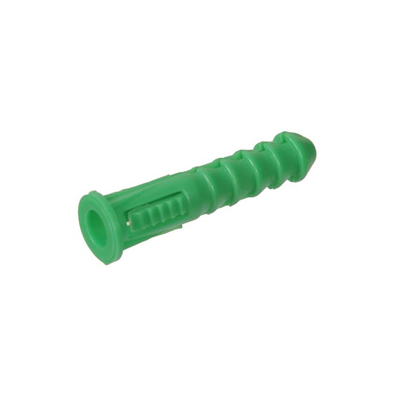 Hillman 370332 Ribbed Plastic Anchor, 12-14-16 X 1-1/2-Inch, Green, 50-Pack