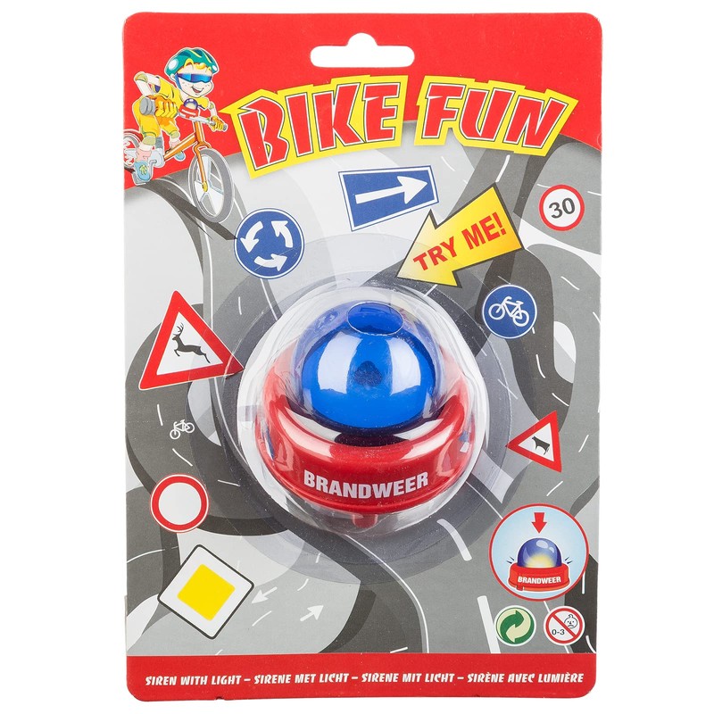 Smart-Planet Fire Brigade Bicycle Bell - Toy Bicycle Siren -