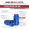 Wheel Accessories Parts Juego de 20 tuercas de tuerca de