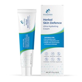 WooDerma Herbal Skin Defence – Hydrating and Soothing Cream for Dry and Sensitive Skin – Suitable for People Prone to Eczema and Psoriasis