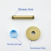 Wall Mounted Stainless Steel Shower Arm Shower Head Extension Pipe