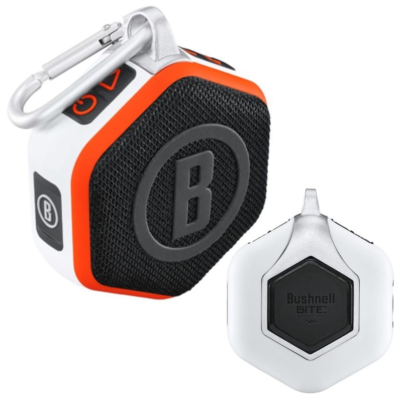 Bushnell Wingman Mini Orange/White GPS Bluetooth Speaker with Wearable4U Ultimate