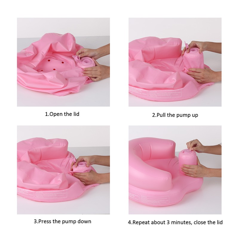 Inflatable Baby Chair Portable Kids Sofa Safety Training seat Pushchair