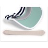 Cox Sportif Women's Jacquard Rubber Visor with Cosmetic Care Tape,