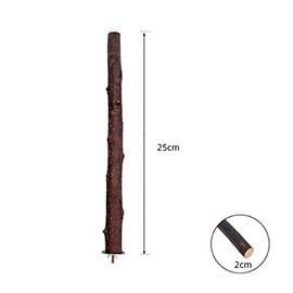 I Shape Bird Perch Parrot Branch Apple Tree Nature Tree Easy Cage Set of 2