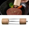 Manual Pepper Grinder Multifunctional Efficient Grinding Oak Patchwork Acrylic Pepper
