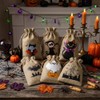 60 Bolsas de Regalo de Arpillera para Halloween con Cordón