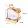 DOITOOL Individual Cupcake Containers, 12Pack Clear Cupcake Boxes Single Cupcake
