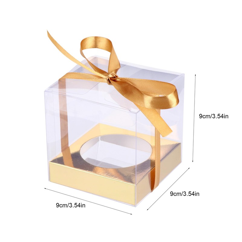 DOITOOL Individual Cupcake Containers, 12Pack Clear Cupcake Boxes Single Cupcake