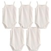 Blueleyu Baby Girls Spaghetti Strap Bodysuit SleevelessTank Top Cotton Baby