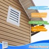Gable Vent with Screen - 10" X 10" Aluminum Attic