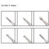 Luo ke 6 Pcs 3/32 Inch Shank Tungsten Steel Engraving
