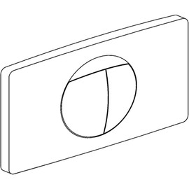 Sanit 03126010000 Push Plate White