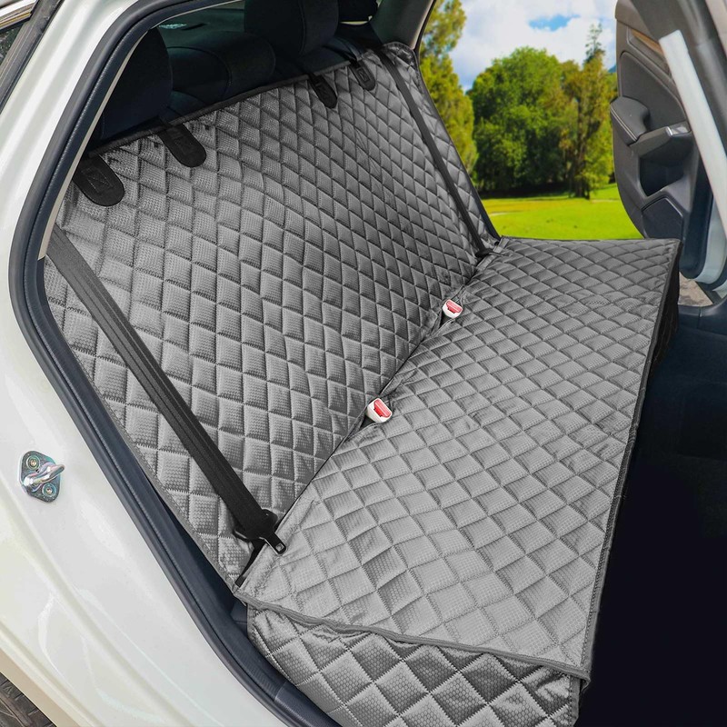 PETICON Waterproof Scratchproof Pet Bench Seat Covers for Cars, Trucks,
