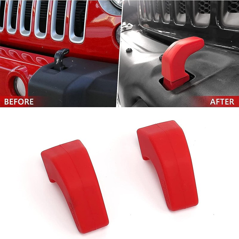 Factory Bumper Tow Hook Covers for Jeep Wrangler JK JL