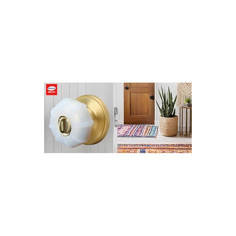 Enjoy Cover | 2 Pack Upgraded Ergonomic Design Door Knob