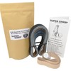Super Strop 1X30 Super Strop Beginner Knife Sharpening Leather Belt Kit W/ 15 Pack Belt Asst