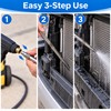 55CM Pressure Washer Cleaning Wand with 1/4-Inch Connection – 304