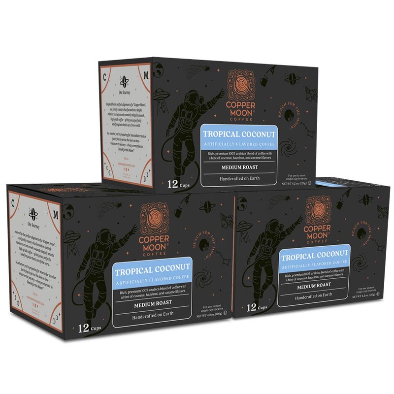 Copper Moon Single Serve Coffee Pods Compatible with Keurig K-Cup