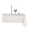 LUSHVIDA Rectangle Outdoor Tablecloth with Umbrella Hole and Zipper, 60x120