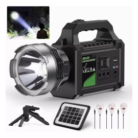 Tutu Panel Solar Cargador Portatil Kit Iluminación Panel Solar