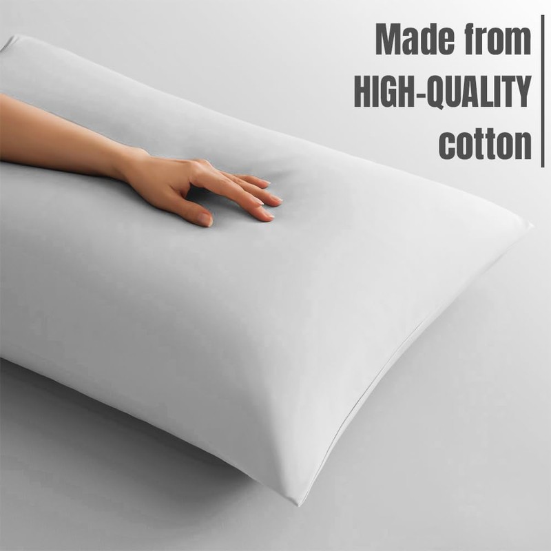 2 Pack Pink Pillowcases – Super Soft Cotton Bed Pillow