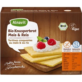 Alnavit Organic Crispbread Corn & Rice 150 g