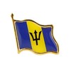 Barbados Country Flag Brooch Shirt Hat Backpack Jewelry Accessories Decoration