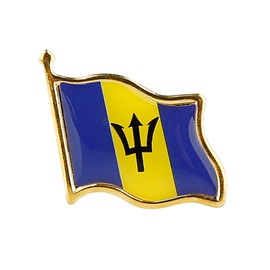 Barbados Country Flag Brooch Shirt Hat Backpack Jewelry Accessories Decoration Party Christmas Gift