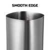 Veemoon Lightweight Stainless Steel Toothbrush Cup, Silver Metal Water Cup