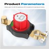 Top Post Battery Disconnect Switch, Malictele On/Off 12-48V Negative Battery