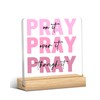 EASTERUP Inspirational Christian Gifts for Women -Acrylic Sign with Wooden
