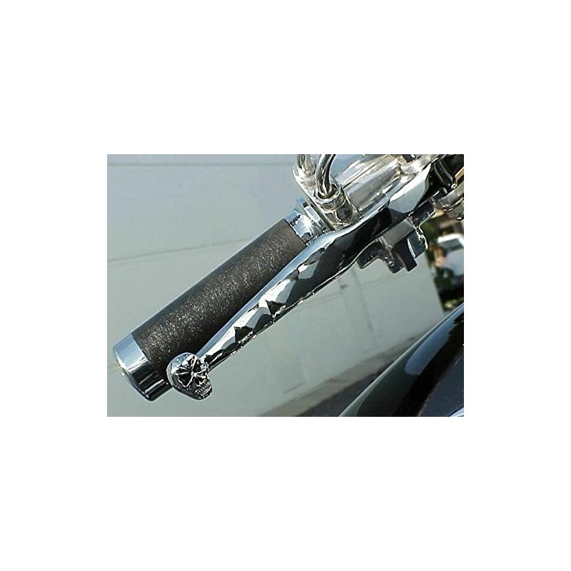 i5 Chrome Skull Front Brake & Clutch Levers for Yamaha