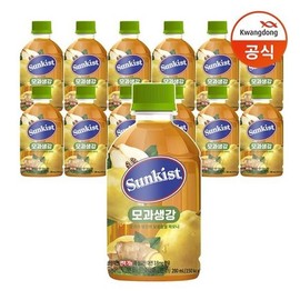 Gwangdong [광동직송] 썬키스트 모과생강 280ml x12개 [Direct Delivery from Guangdong] Sunkist Quince Ginger 280ml x12 Pack