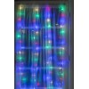 Enbrighten Multi-Color LED Curtain String Lights 3' x 7' Tall