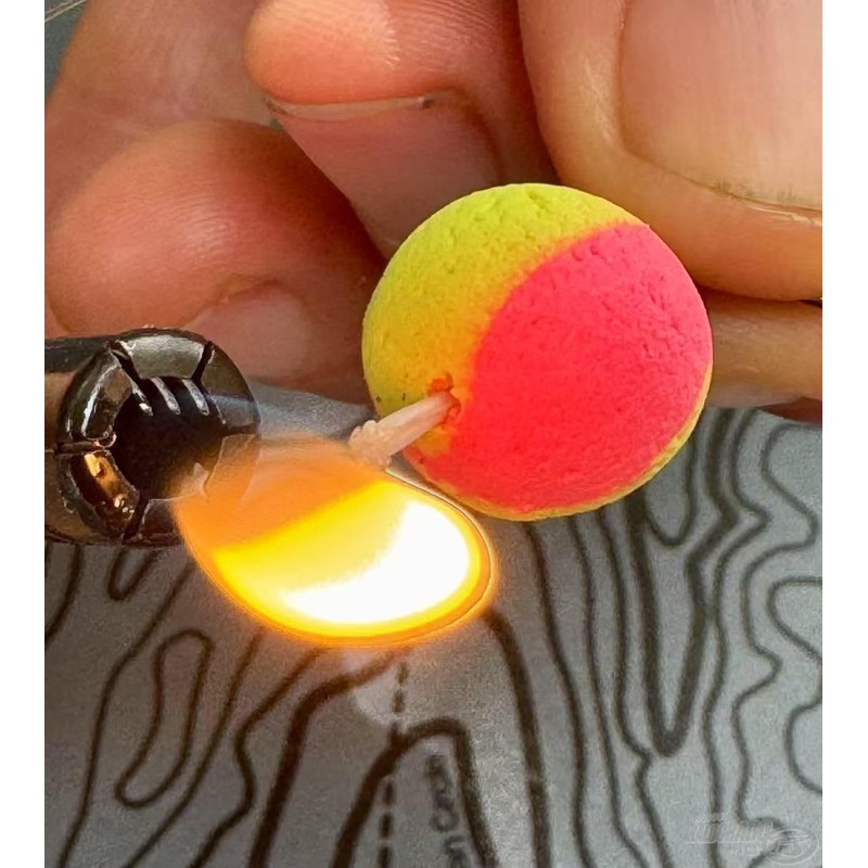 Haldorado Bait Floss, 50m, gewachste Angelschnur für Pop-up Baits und