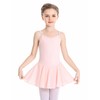 Phoeswan Ballet Leotards for Girls,Girls Dance Leotard with Skirt,Camisole Ballet