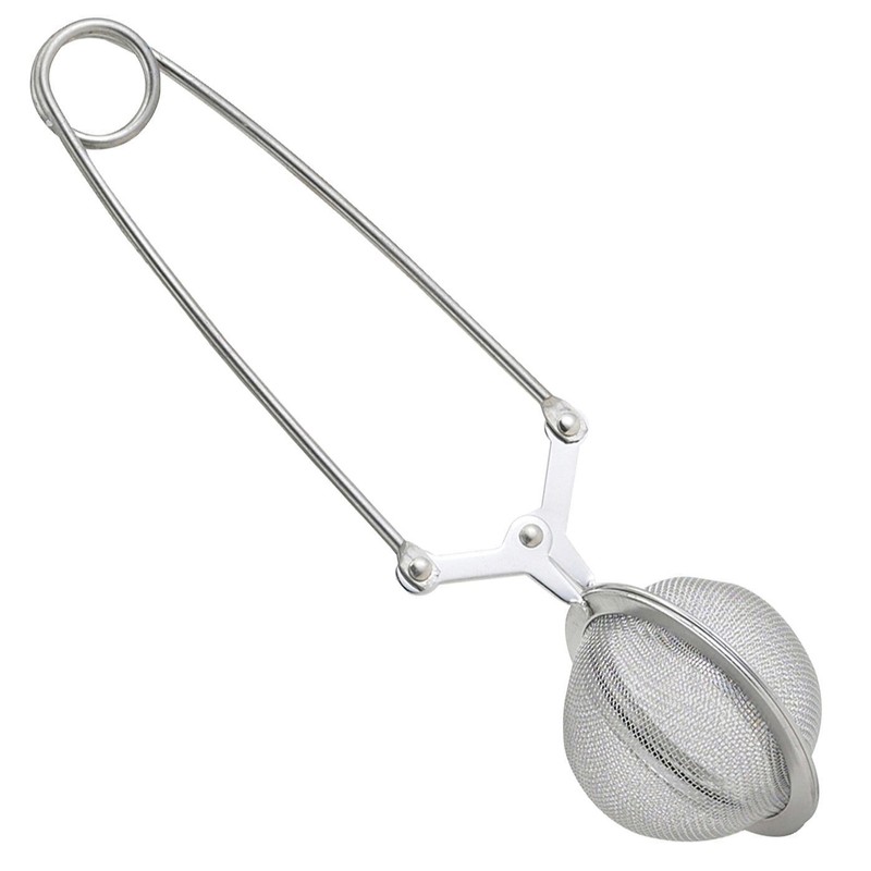 3 Pack Mesh Snap Ball Tea Strainer with Handle for