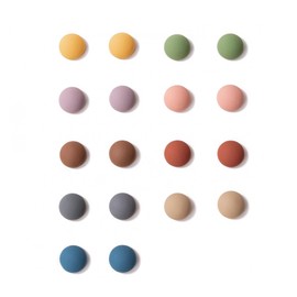 18 PC Cute Magnets, Fridge Magnets, Ultra Strong Magnets, Neutral Color Magnets, Office Magnet, Calendars Whiteboards Maps Arts Decorative Magnets