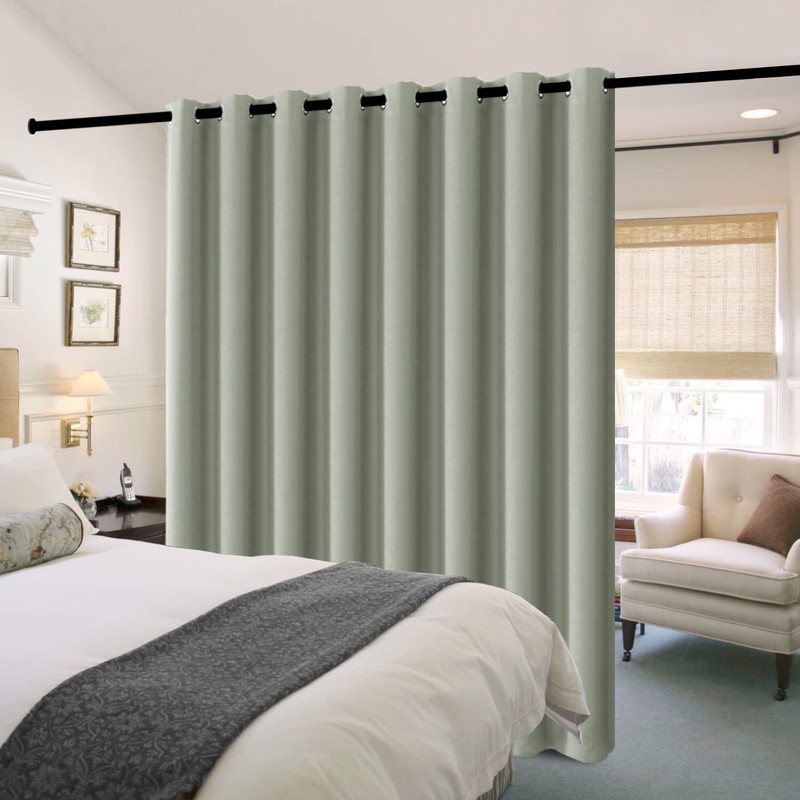 H.VERSAILTEX 100% Blackout Patio Curtains Thermal Insulated Curtains for Sliding