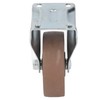 Nylon Caster 4in Fixed Plate Caster Wheel Heat Resistant for