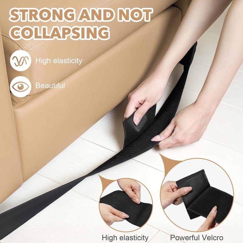 sunoyar Under Couch Blocker for Kids and Pets Toys, Elastic