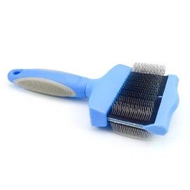 Dog Deshedding Brush – Double Sided Pet Hair Trimmer Comb, Cat Supplies