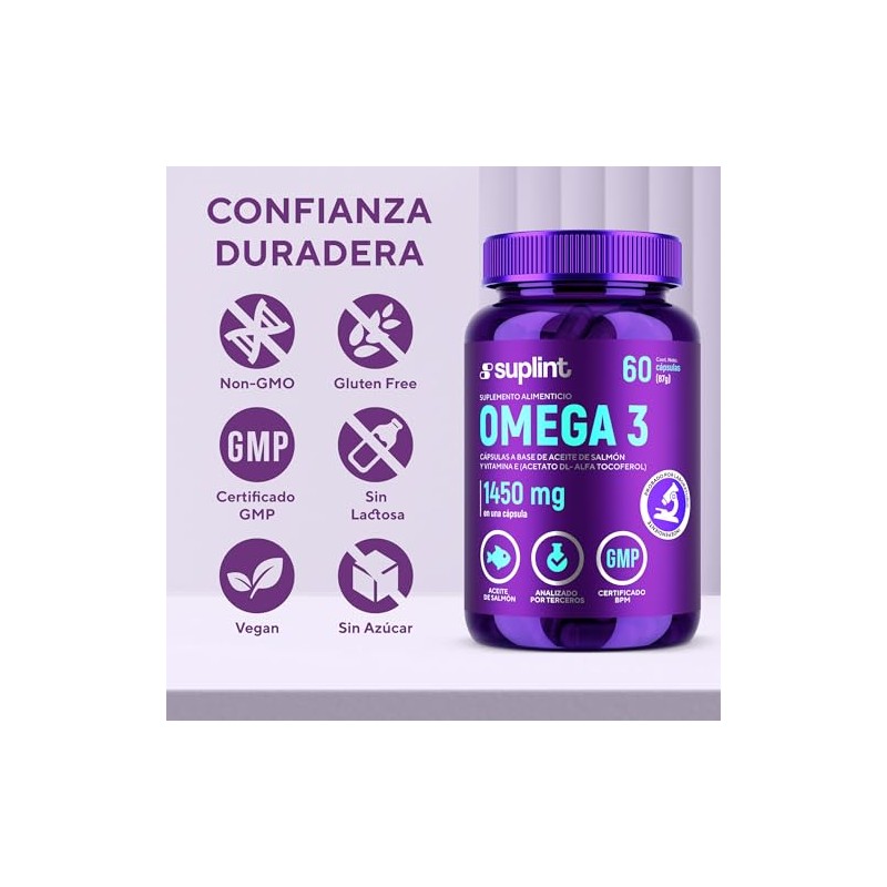 Omega 3 de Aceite de Salmón 3420 mg – EPA,