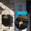 Architectural Mailboxes Designer™ Locking, Vertical Wall-Mounted Mailbox for Outside, Modern