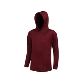 WHITE PEAK TRADING COMPANY 4 Pack Boy's Quick-Drying Lightweight Hoodies Pullover Long Sleeve Athletic Training T Shirts 4-20