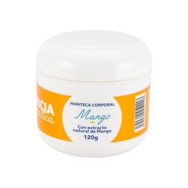 Manteca Corporal MANGO 120 g | Extracto Natural de MANGO | ALOE y ALMENDRAS DULCES