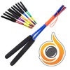 Juggle Dream JD Pro Aluminium 'Metal' Diabolo Handsticks, Fitted With