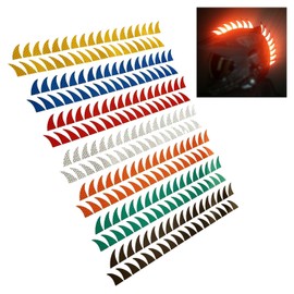 customTAYLOR33 High Intensity Grade Reflective Warhawk/Mohawk Decals (Rubber Warhawk & Helmet not Included) Many Colors (Blue)